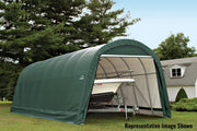 Image of Shelter Logic 20x15x12 Round Style Shelter - The Better Backyard