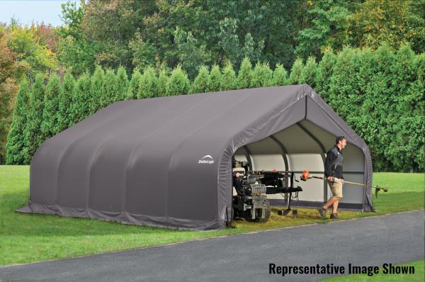 ShelterLogic ShelterCoat 18 x 20 ft. Garage Peak Gray STD The