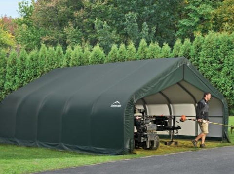 Image of Shelter Logic 20x18x11 Peak Style Shelter - The Better Backyard