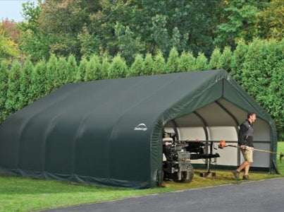 Shelter Logic 20x18x11 Peak Style Shelter - The Better Backyard