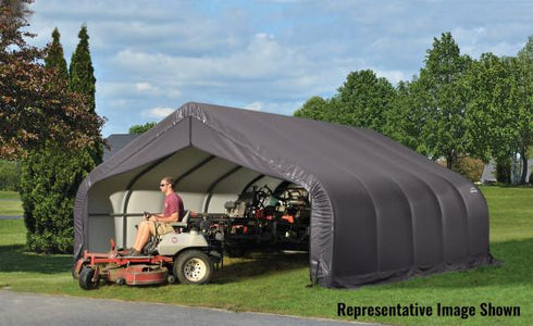 Shelter Logic 20x18x11 Peak Style Shelter - The Better Backyard