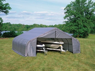 Shelter Logic 20x22x11  Peak Style Shelter - The Better Backyard