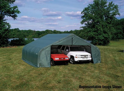 Shelter Logic 20x22x11  Peak Style Shelter - The Better Backyard