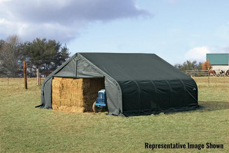 Shelter Logic 20x22x11  Peak Style Shelter - The Better Backyard