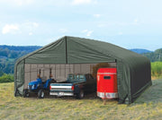 Image of Shelter Logic 20x28x16 Sheltercoat  Custom Shelters - The Better Backyard