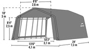 Image of Shelter Logic 24x13x10 Peak Style Shelter - The Better Backyard