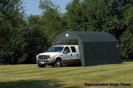 Shelter Logic 28x12x9 Barn Shelter - The Better Backyard