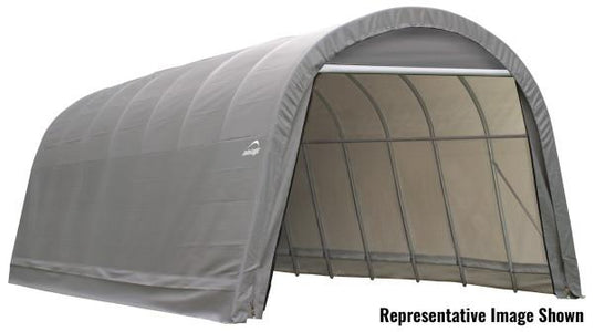 Shelter Logic 28x15x12 Round Style Shelter - The Better Backyard