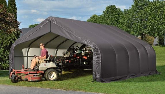 Shelter Logic 28x18x11 Peak Style Shelter - The Better Backyard
