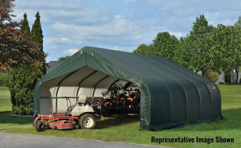 Shelter Logic 28x18x9 Peak Style Shelters - The Better Backyard