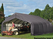 Image of Shelter Logic 28x18x9 Peak Style Shelters - The Better Backyard