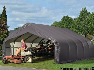 Shelter Logic 28x18x9 Peak Style Shelters - The Better Backyard