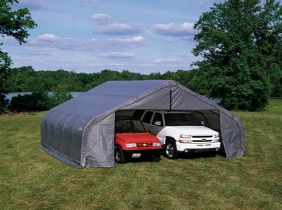 Shelter Logic 28x22x11 Peak Style Shelter - The Better Backyard