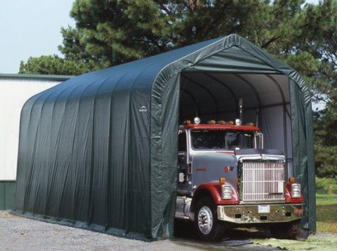 Image of Shelter Logic 44x16 Sheltercoat Custom Shelters - The Better Backyard
