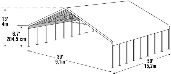 Shelter Logic 50x30 Canopy Shelters - The Better Backyard