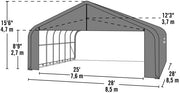 Image of Shelter Logic Sheltercoat  28x28x16 Custom Shelters - The Better Backyard