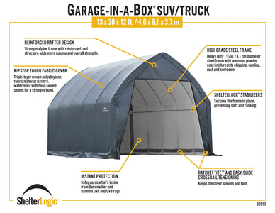 ShelterLogic Garage-in-a-Box SUV/Truck 13 x 20 ft. Garage ShelterLogic 