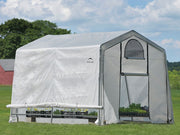 Image of ShelterLogic GrowIT Greenhouse-in-a-Box Peak 10 x 10 ft. Greenhouse Greenhouses ShelterLogic 