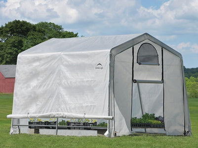 ShelterLogic GrowIT Greenhouse-in-a-Box Peak 10 x 10 ft. Greenhouse Greenhouses ShelterLogic 