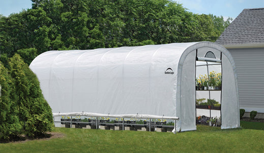 ShelterLogic GrowIT Heavy Duty 12 x 24 ft. Round Greenhouse Greenhouses ShelterLogic 