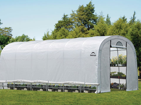 Image of ShelterLogic GrowIT Heavy Duty 12 x 24 ft. Round Greenhouse Greenhouses ShelterLogic 