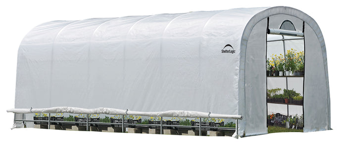 ShelterLogic GrowIT Heavy Duty 12 x 24 ft. Round Greenhouse Greenhouses ShelterLogic 