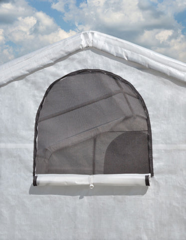 Image of ShelterLogic GrowIT Heavy Duty Round 12 x 20 ft. Greenhouse Greenhouses ShelterLogic 