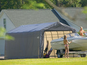 Image of ShelterLogic ShelterCoat 13 x 24 ft. Garage Peak Gray STD Garage ShelterLogic 