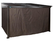 Image of Sojag™ 10x12 Francfort Patio Gazebo Netting and Curtains Included - The Better Backyard
