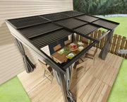 Image of Sojag™ 10x12 Francfort Patio Gazebo Netting and Curtains Included - The Better Backyard
