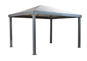 Image of Sojag™ 10x12ft Monteserra Grey Gazebo with Mosquito Netting Gazebo SOJAG 