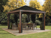 Sojag™ 12 x 12 ft. Valencia Wood Finish Gazebo with Mosquito Netting Gazebo SOJAG 