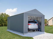 Image of Sojag™ 12x20 ft. Everest Garage DIY Kit in Gray Garage SOJAG 