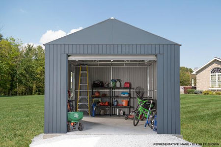 Sojag™ 12x20 ft. Everest Garage DIY Kit in Gray Garage SOJAG 