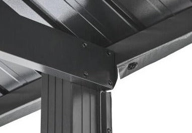 Sojag™ 12x20 ft Samara DIY Carport in Dark Gray Garage SOJAG 