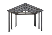 Image of Sojag™ 12x20 ft Samara DIY Carport in Dark Gray Garage SOJAG 