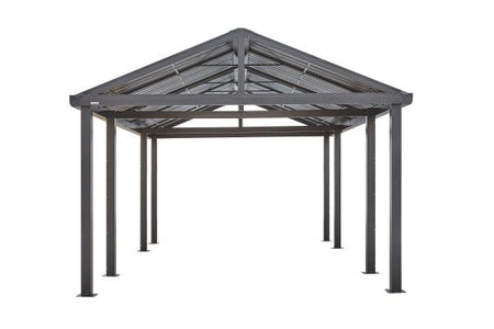 Sojag™ 12x20 ft Samara DIY Carport in Dark Gray Garage SOJAG 