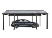 Image of Sojag™ 12x20 ft Samara DIY Carport in Dark Gray Garage SOJAG 