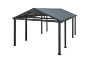 Image of Sojag™ 12x20 ft Samara DIY Carport in Dark Gray Garage SOJAG 