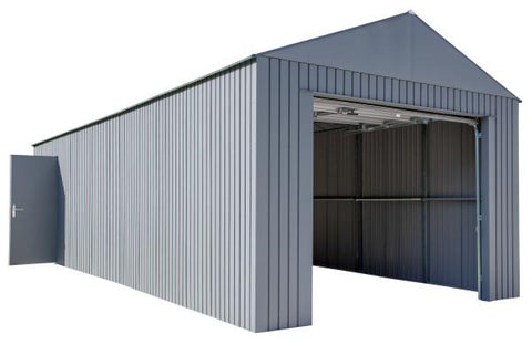 Image of Sojag™ 12x30 ft. Everest Garage DIY Kit in Gray Garage SOJAG 