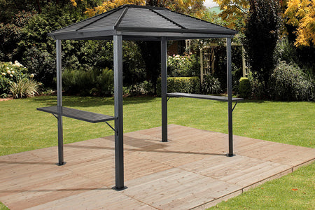 Sojag BBQ Ventura Hardtop 5' x 8' Grill Gazebo Gazebo SOJAG 