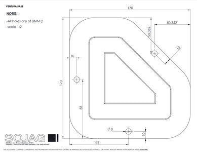 Sojag BBQ Ventura Hardtop 5' x 8' Grill Gazebo Gazebo SOJAG 