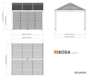 Image of Sojag Boda 12 x 12 ft. Gazebo SOJAG 