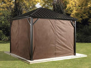 Image of Sojag™ Dakota Brown Privacy Curtains - The Better Backyard