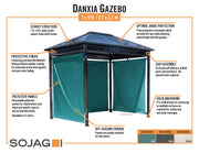 Image of Sojag Danxia 7 ft. x 9 ft. Gazebo Gazebo SOJAG 