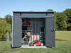 Sojag Denali Steel Storage Shed, 8x5, Anthracite Shed ShelterLogic 