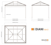Image of Sojag Diani 10 x 12 Gazebo SOJAG 