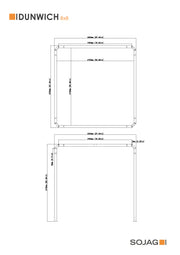 Image of Sojag Dunwich 8 x 8 ft Pergola Pergola SOJAG 
