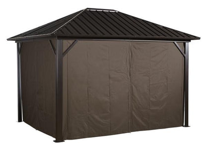 Sojag™ Genova Brown Privacy Curtains - The Better Backyard