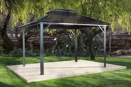 Sojag™ Genova Double Roof Gazebo with Mosquito Netting - The Better Backyard